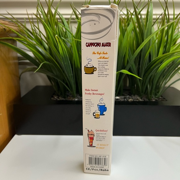 💥NEW Coffee frother milk eggs cappuccino café latte frothy mixer purple battery - Picture 8 of 9